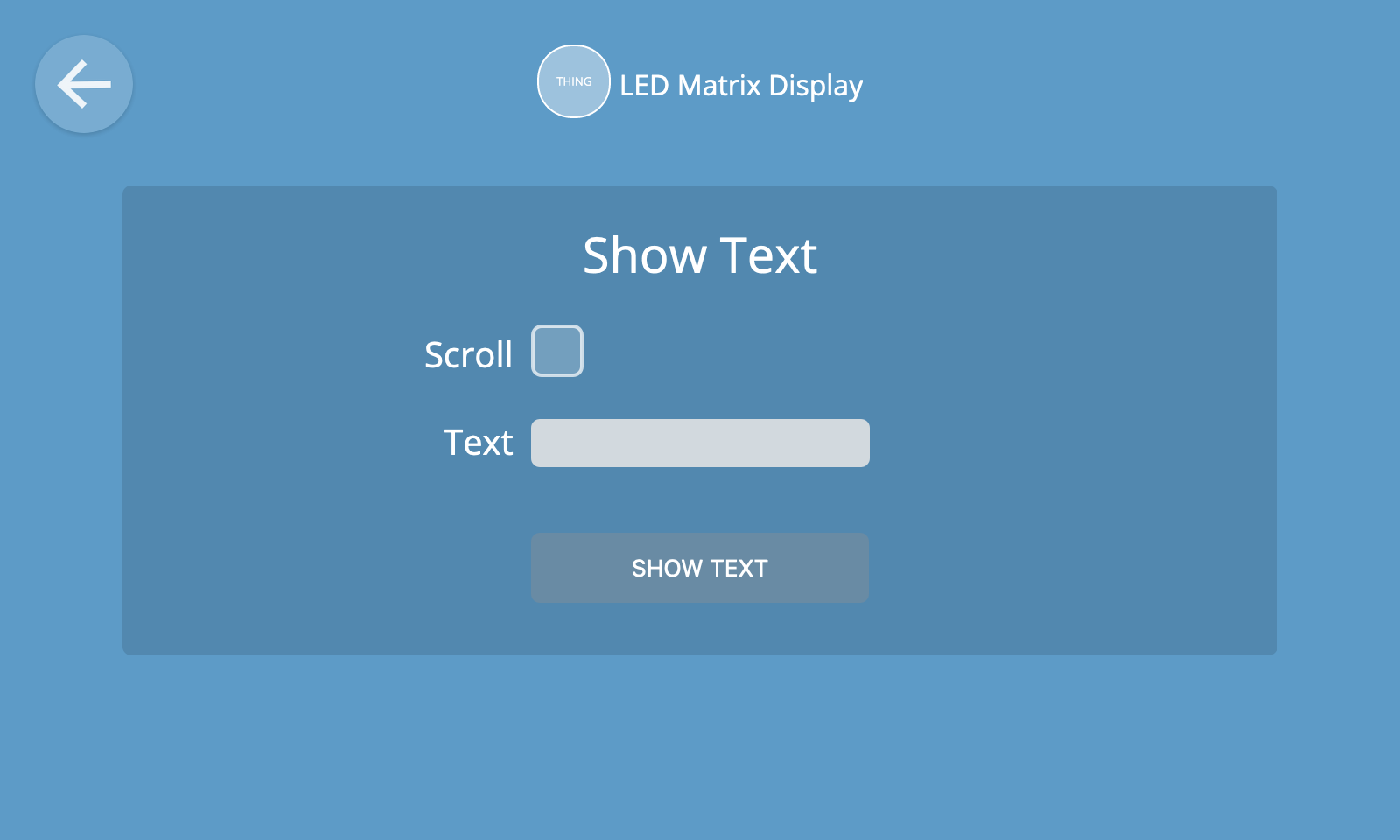 A screenshot showing a form to provide inputs for an action
