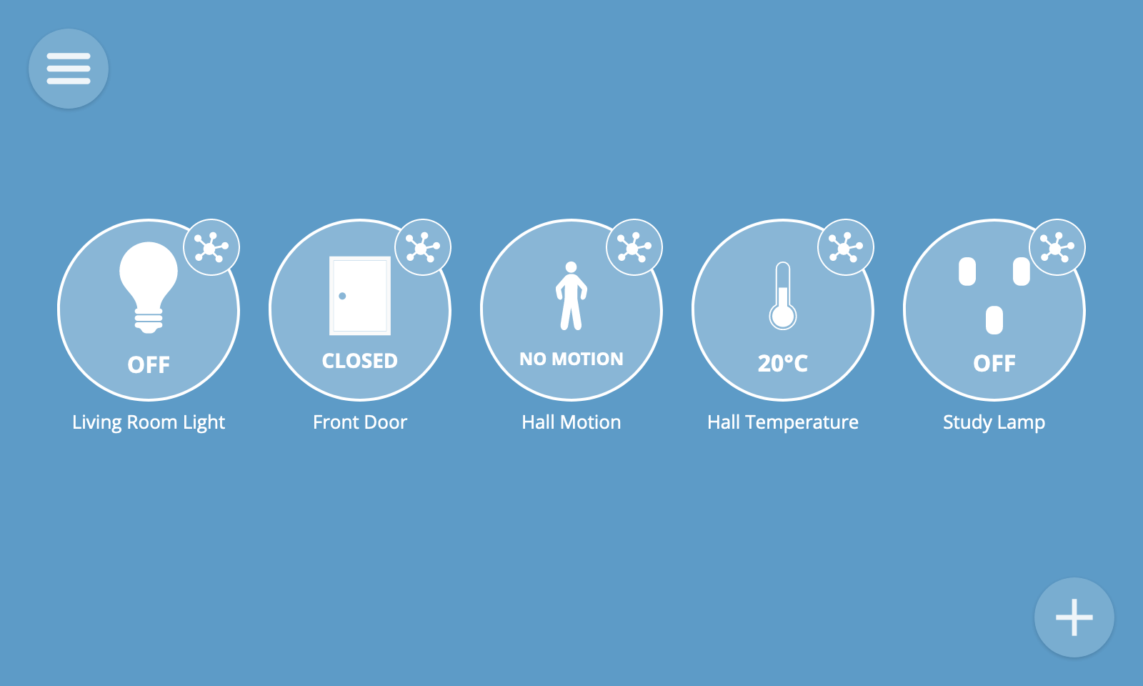 A screenshot showing a collection of icons representing things